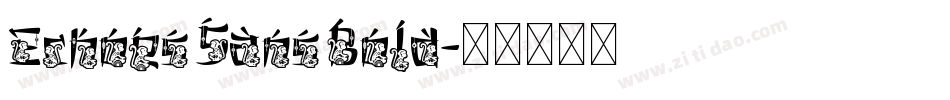 Echoes Sans Bold字体转换